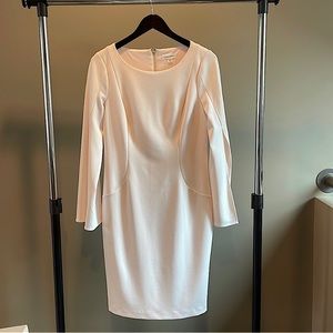 Calvin Klein long sleeve split cuff dress, size 10